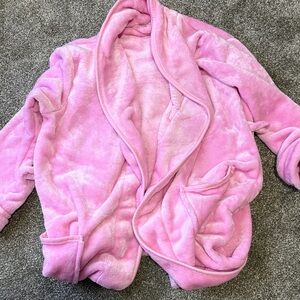 Cozy Pink Plush Robe